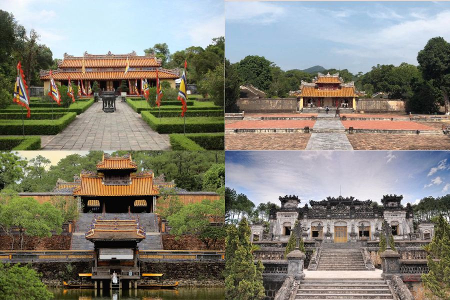 Les tombeaux impériaux des rois Nguyen