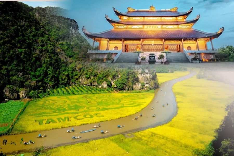 Jour 2 : découvrir la pagode Bái Đính et Tam Cốc